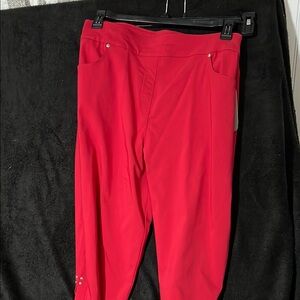 Vibrant Red Pants